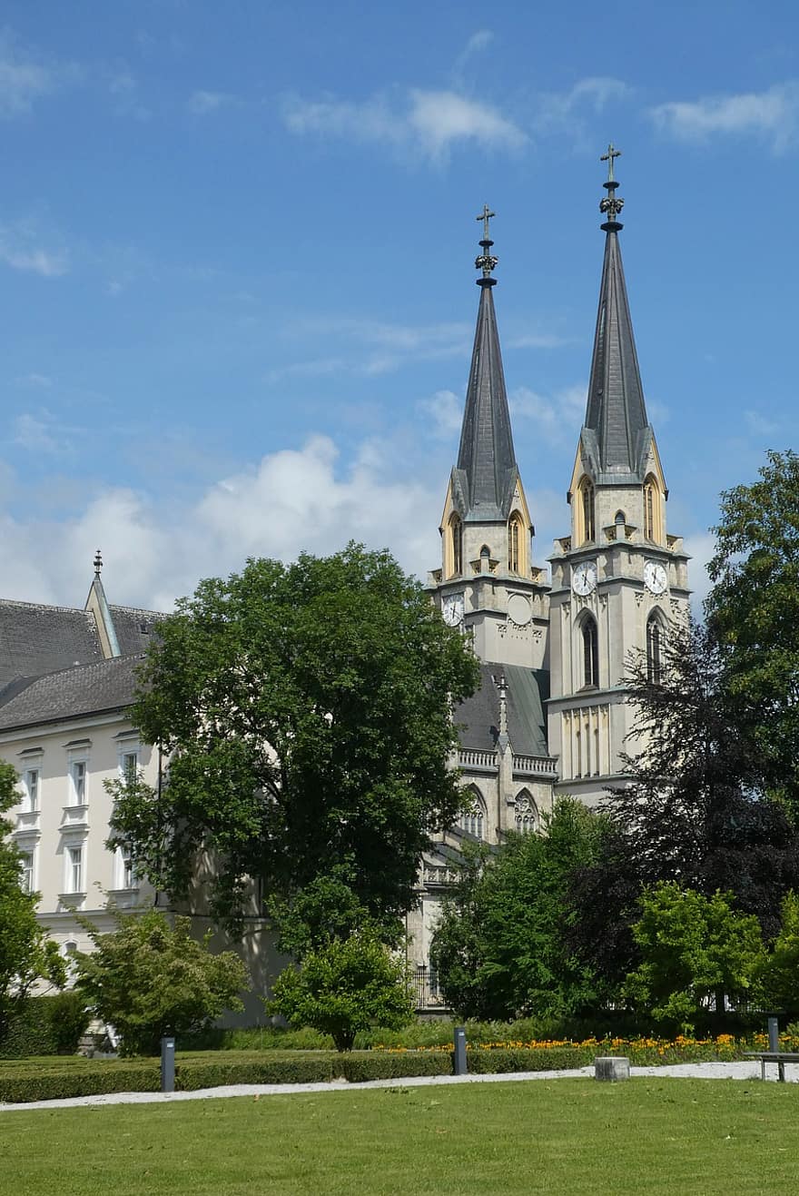 Benedictine Abbey, St, Blasius, Admont, Austria, Abbey, Church, Architecture, Christianity, Religion, Construction Work