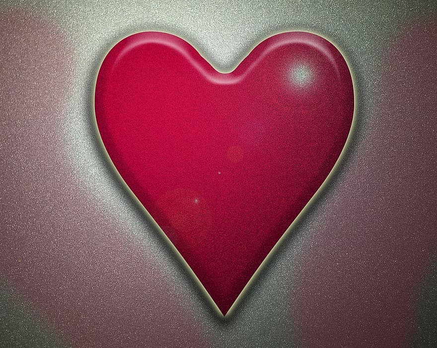 hjerte, kærlighed, held, symbol, struktur, rød, flawlessness, sølv, romantisk, romantik, Valentins Dag