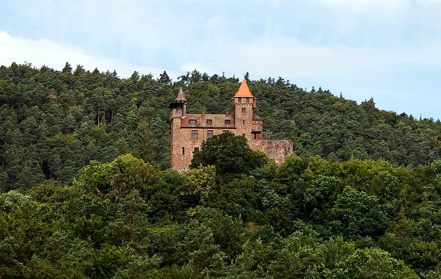 hrad, věž, pevnost, berwartstein, středověk, Zajímavosti, Německo