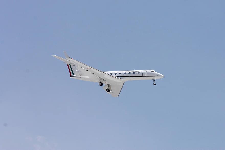 gulfstream, G550, avião, aeronave, privado, jato, voar, saída, pequeno, aviação, o negócio