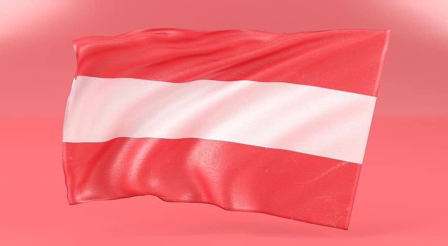 Oostenrijk, vlag, land, Europa, Oostenrijks, natie, oud, toerisme, EU, staat, patriot