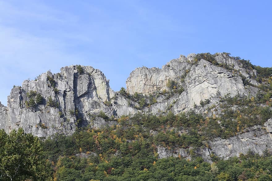 montaña, rocoso, paisaje