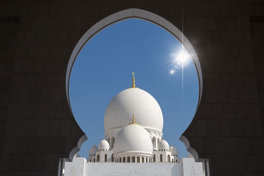 kupole, budova, mešita, náboženství, mešita abu dhabi, Alláh, Arab, arabský, arabština, architektura, Asie