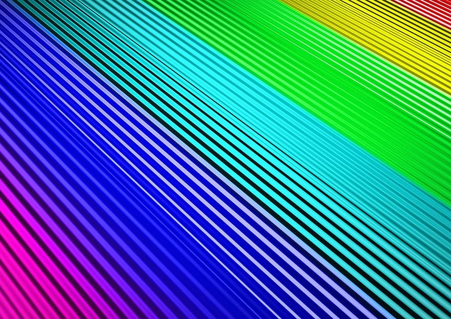 Lines, Rainbow Colors, Spectrum, Color, Colorful, Background, Aesthetics, Aesthetic, Creative