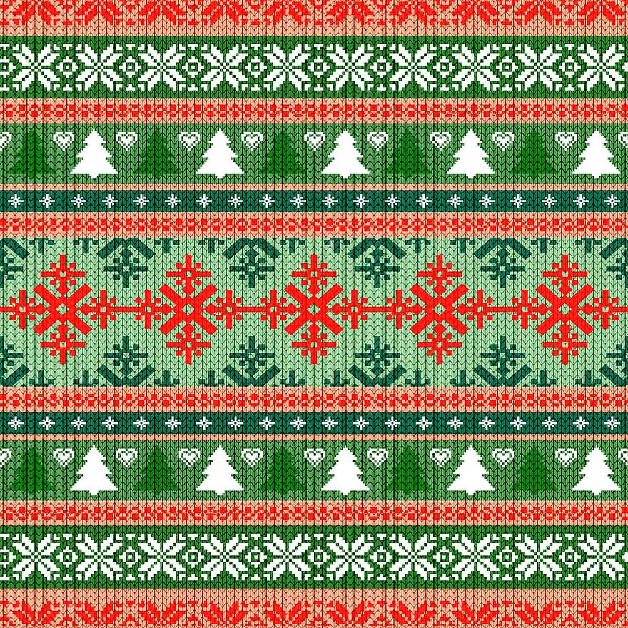 Vánoční úplet, digitální papír, Pletené Vánoční pozadí, Vánoce, plést, zimní, sníh, skandinávský, pletené, vlna, lichtspiel