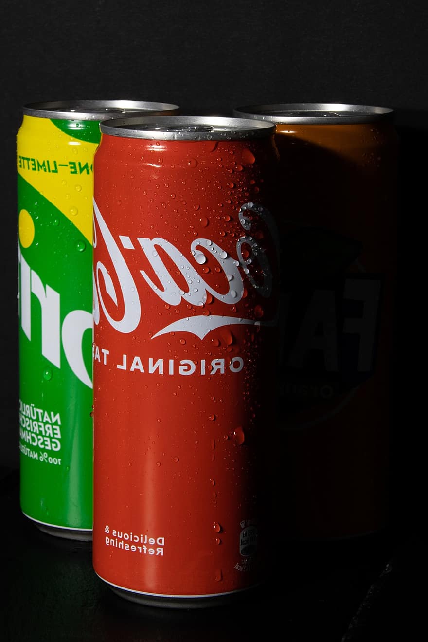 Beverage, Canned Drinks, Cold Drinks, Carbonated Drinks, soda, drink, editorial, freshness, wet, cola, drop