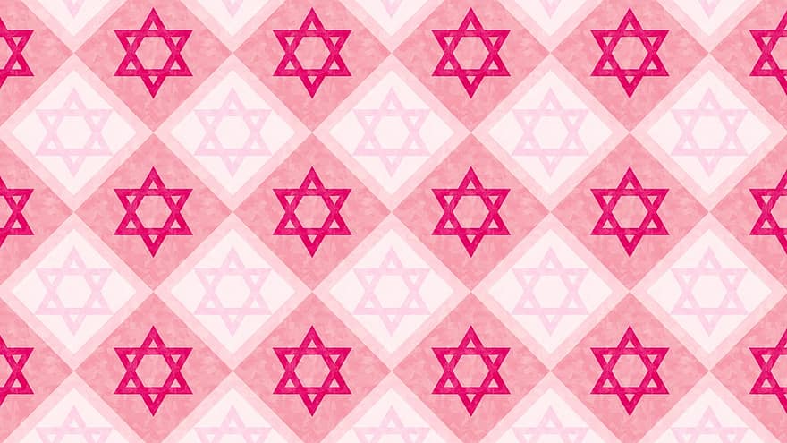 Digital Paper, Star Of David, Pattern, Seamless, Geometric, Jewish, Magen David, Bat Mitzvah, Hanukkah, Rosh Hashanah, Judaism