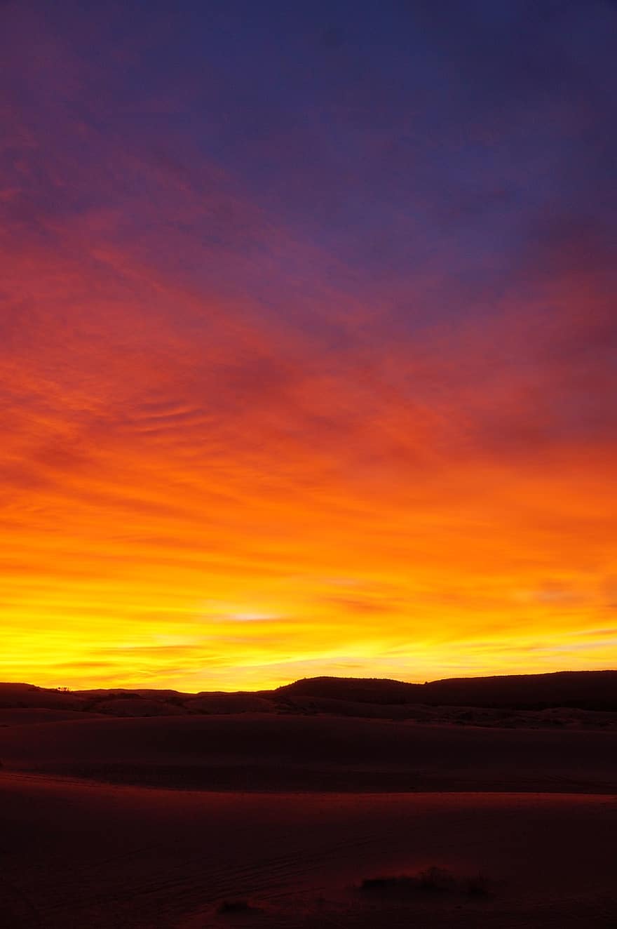 Dune di sabbia rosa corallo, Utah, tramonto, deserto, panoramico, all'aperto, paesaggio, dune