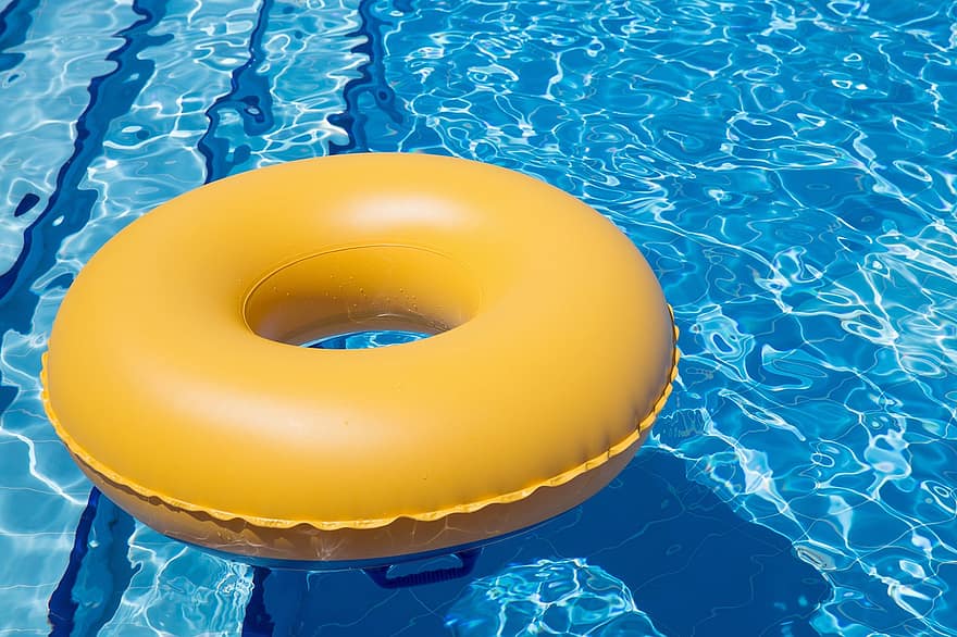 piscina, pool float, concediu de odihna, excursie, stațiune, piscină, agrement, timp liber, în aer liber, vară, albastru