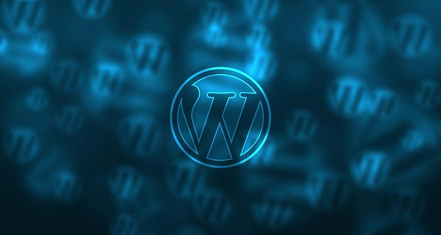 wordpress, web, design, sito web, cms, logo, blog, blogging, Logo blu, Sito Web blu, Design blu