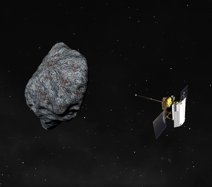 asteroid, menyelidiki, kosmos, ruang