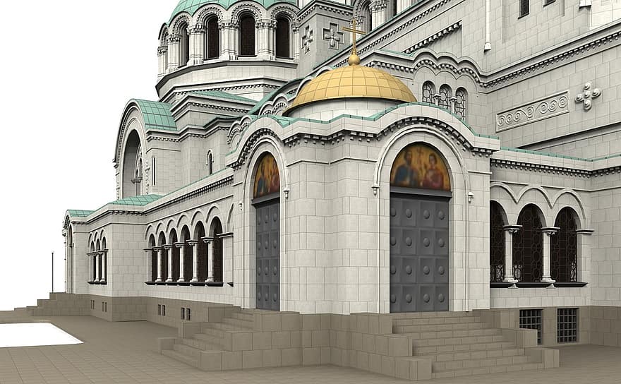 alexander, Nevsky, katedral, arkitektur, bygning, kirke, steder af interesse, historisk, turistattraktion