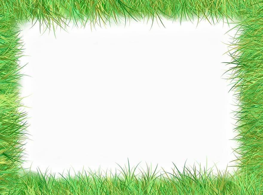 cuadro, marco, contorno, hierba, prado, halme, Pascua de Resurrección