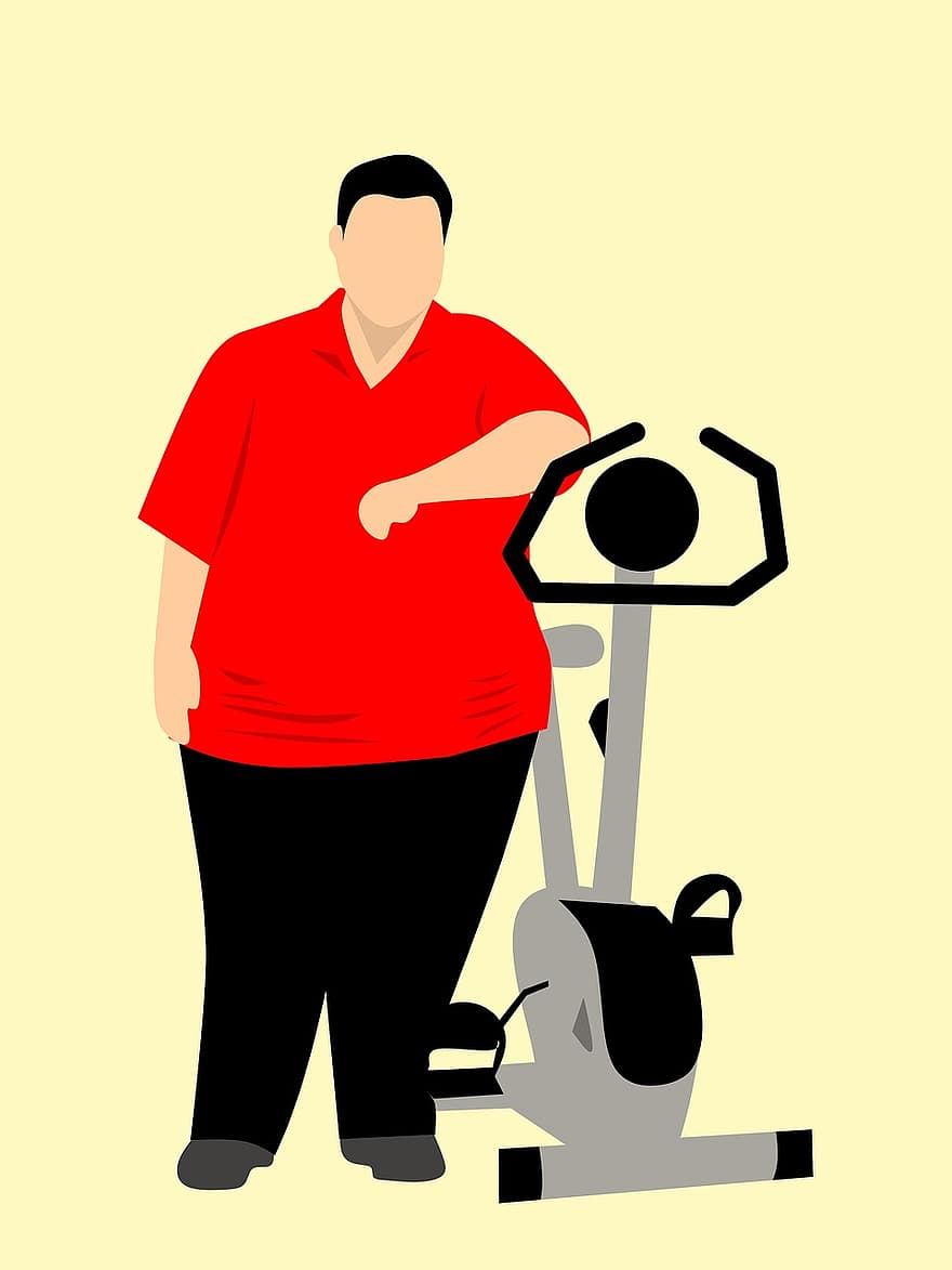 nadváha, péče o tělo, Obavy o tělo, neformální, odhodlání, cvičení, kolo, Tlustý, zdatnost, zdraví, zdravotní péče