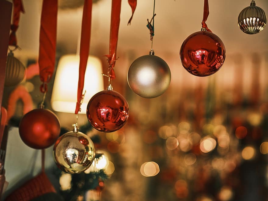 क्रिसमस, क्रिसमस baubles, क्रिसमस की सजावट, क्रिस्मस सजावट, नया साल, उत्सव, सजावट, क्रिसमस के आभूषण, सर्दी, मौसम, चमकदार