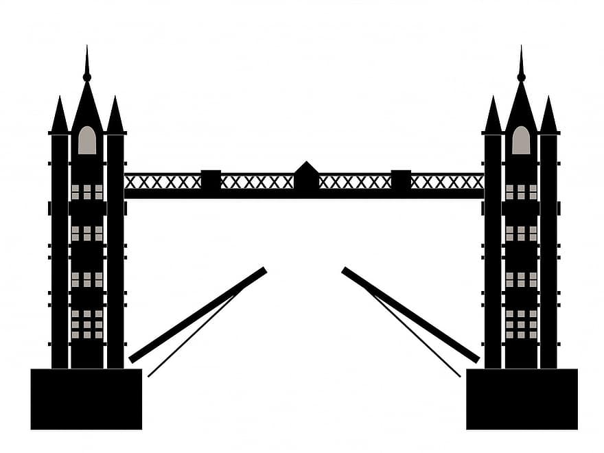 Тауерський міст, міст, Лондон, Англії, архітектура, старий, відомий