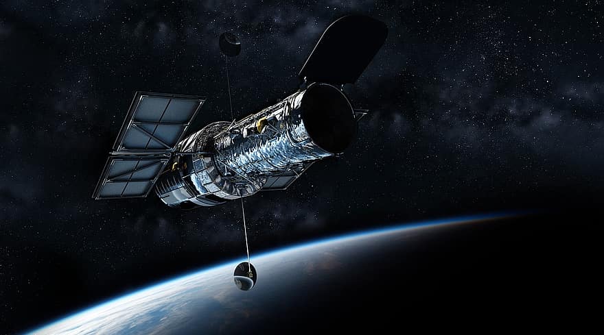 Hubble Telescope, Universe, Planet Earth, Telescope, Space Probe, Science, Research, Satellite, Atmosphere, Space