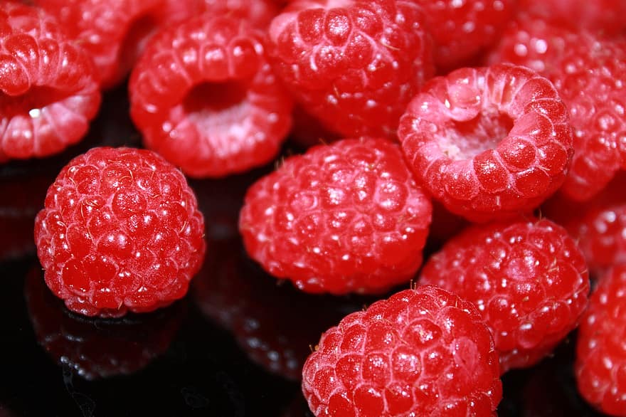 Fruit, Raspberry, Berry, Sweet, Dessert, Food, Healthy, Organic, close-up, freshness, berry fruit