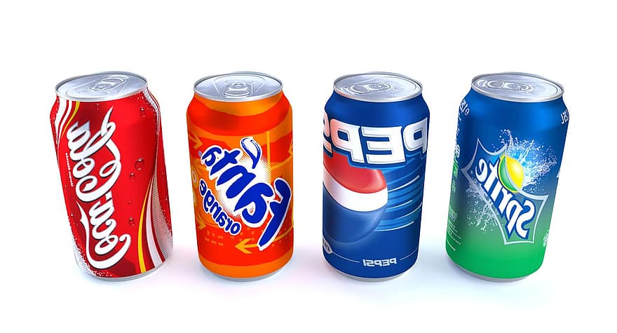 Coca-Cola, pepsi, Fanta, spiriduș, sifon, cola, supermarket, poate sa, metal, băutură, magazin