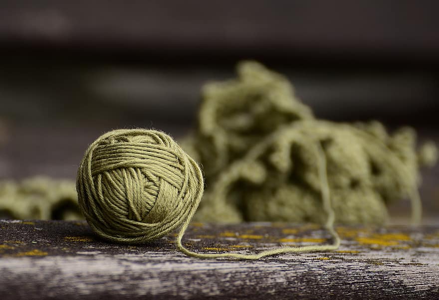 Yarn, Wool, Handwork, Hobby, craft, knitting, close-up, thread, homemade, sewing, string