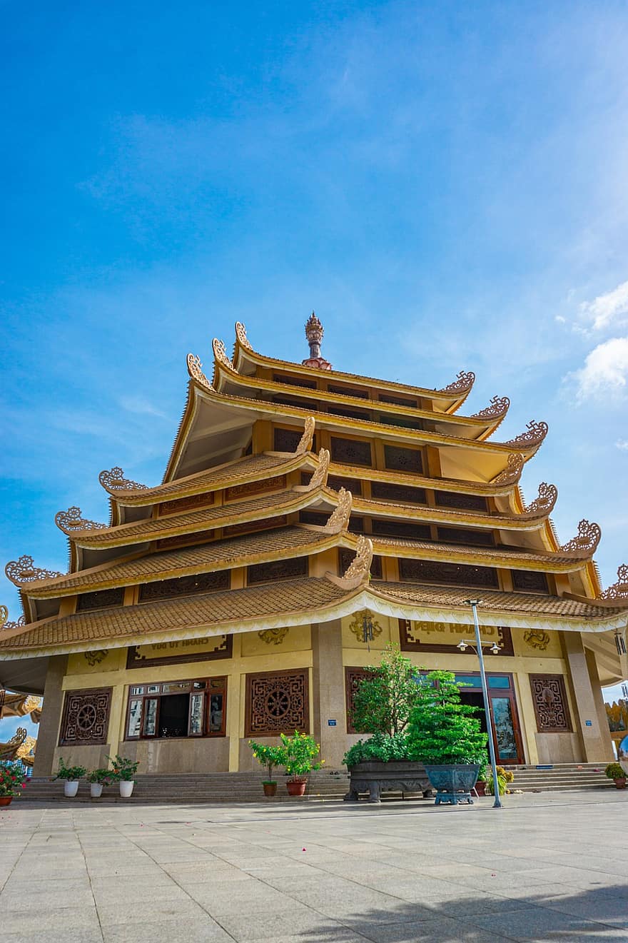pagoda, utazás, ősi, ég, cél, idegenforgalom, templom, kultúrák, építészet, híres hely, vallás
