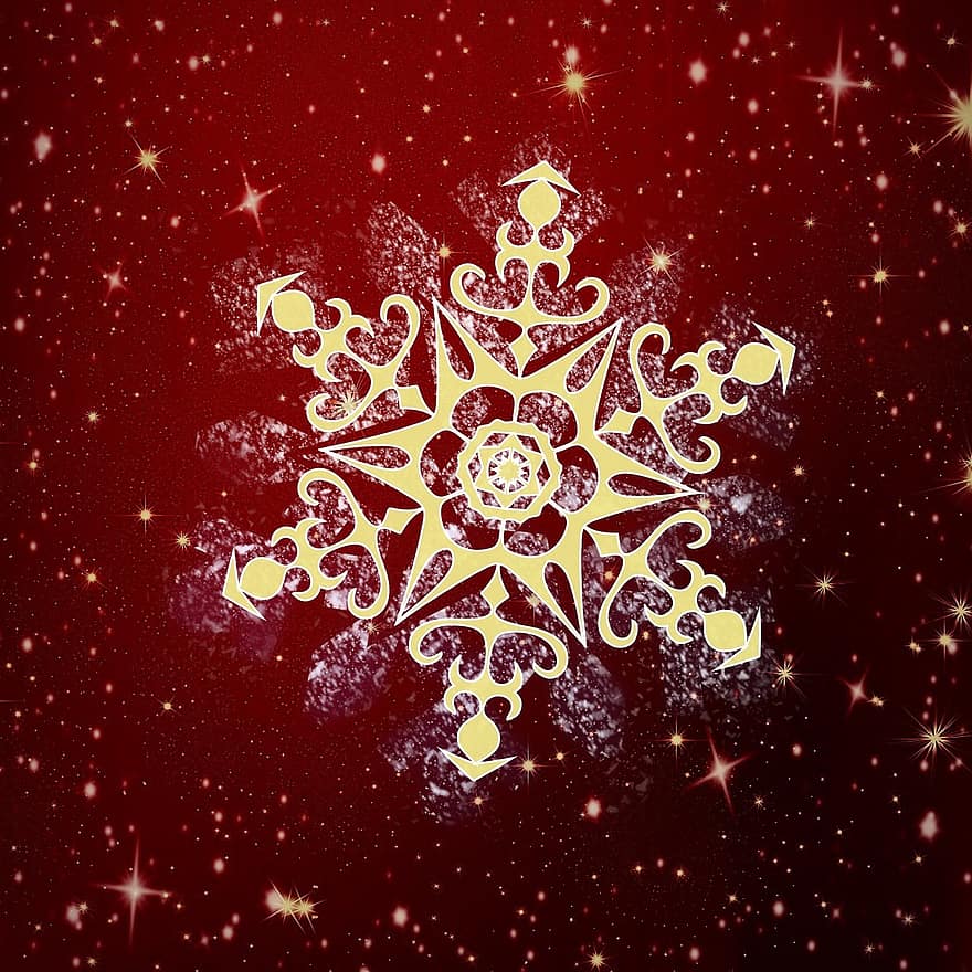 copo de nieve, fondo, Navidad, fondo de invierno, tarjeta postal, saludo de navidad, imagen de fondo, invierno, frío, tarjeta de Navidad, rojo
