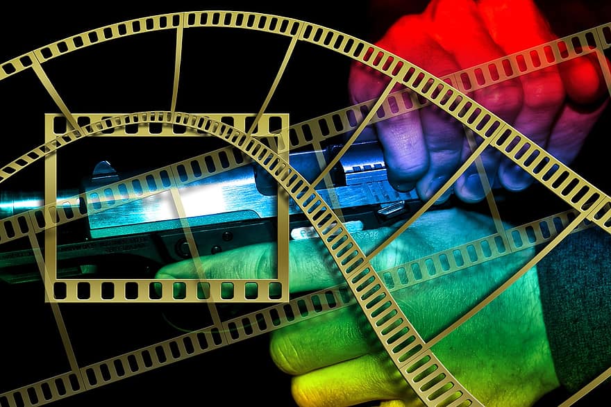 Film, Crime, Thriller, Voltage, Projector, Movie Projector, Cinema, Demonstration, Filmstrip, Black, Video