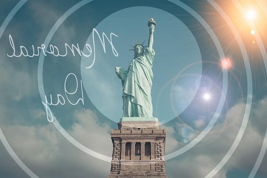 Memorial Day, Memory, Commemorate, Usa, Statue Of Liberty, America, Americans, American