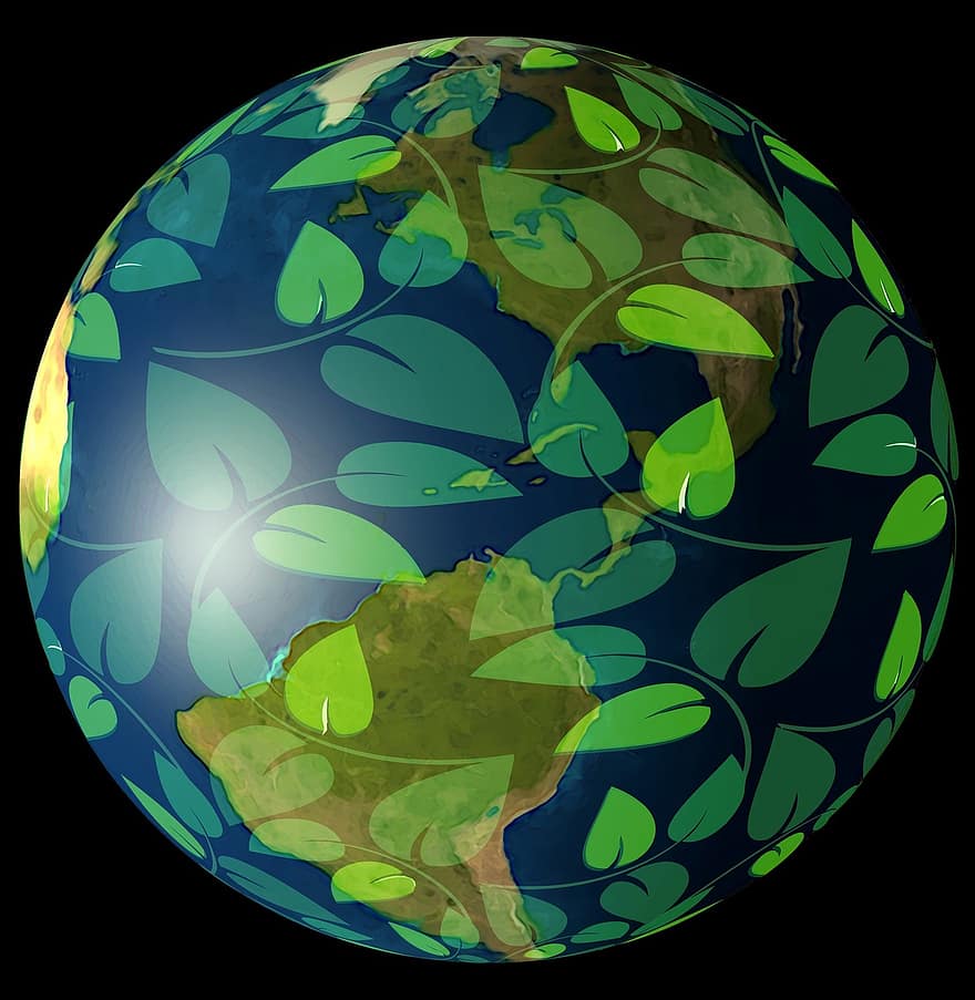 мяч, листья, линии, волна, природа, среда, охрана природы, Глобальный, планета, обязанность, земной шар