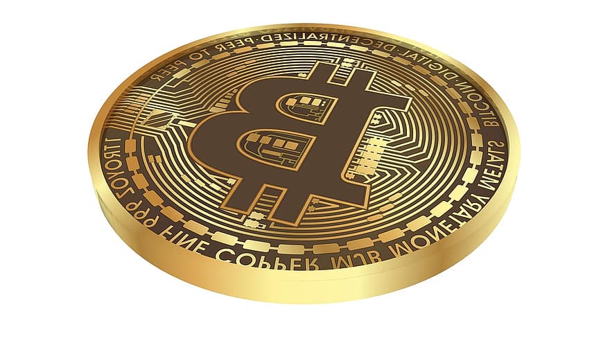 Block Chain, Bitcoin, 3d Bicoin, Chain, Block, Currency, Crypto, Business, Finance, Money, Digital