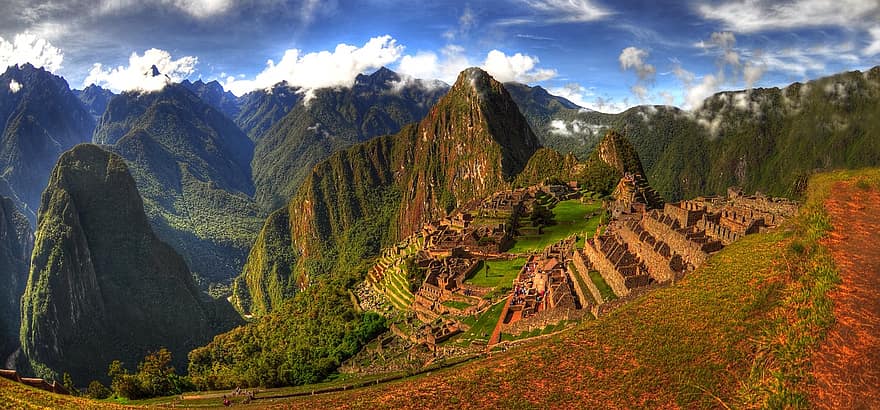 natură, călătorie, explorare, toamnă, sezon, cădea, în aer liber, vechi, Andes