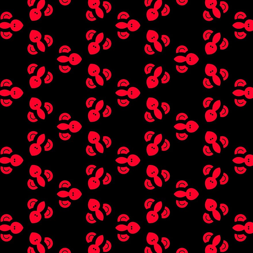 Schmetterling Muster, schwarzer Hintergrund, Hintergründe Textur, Muster, Schmetterlinge, schwarz, Dreieck, nahtlose Textur, nahtlos, Frühling, schwarze Textur
