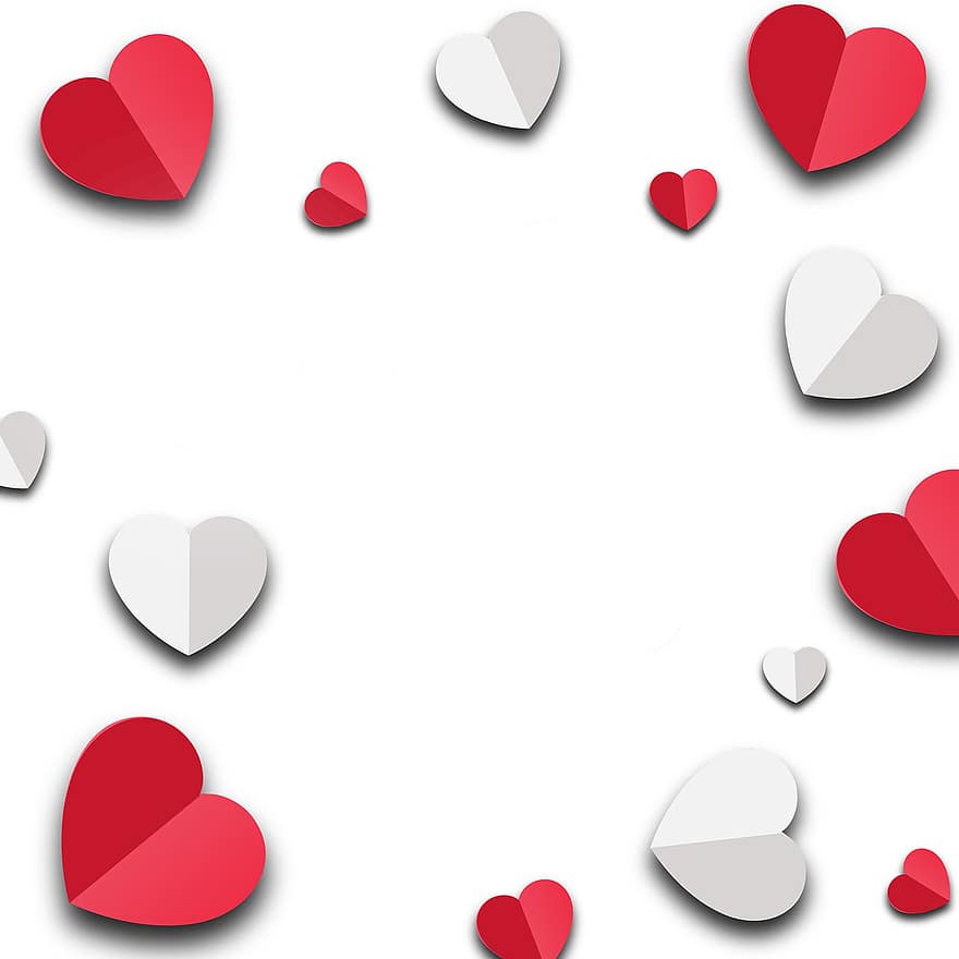 hart-, Valentijnsdag, liefde, romantisch, romance, achtergrond, hart vorm, decoratie, symbool, dag, abstract