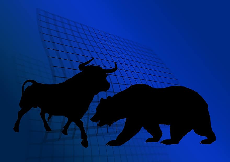 Stock Exchange, Bull, Bear, Finance, Money, Speculate, Bear Market, Bull Market, Economy, E Commerce, Economic Crisis