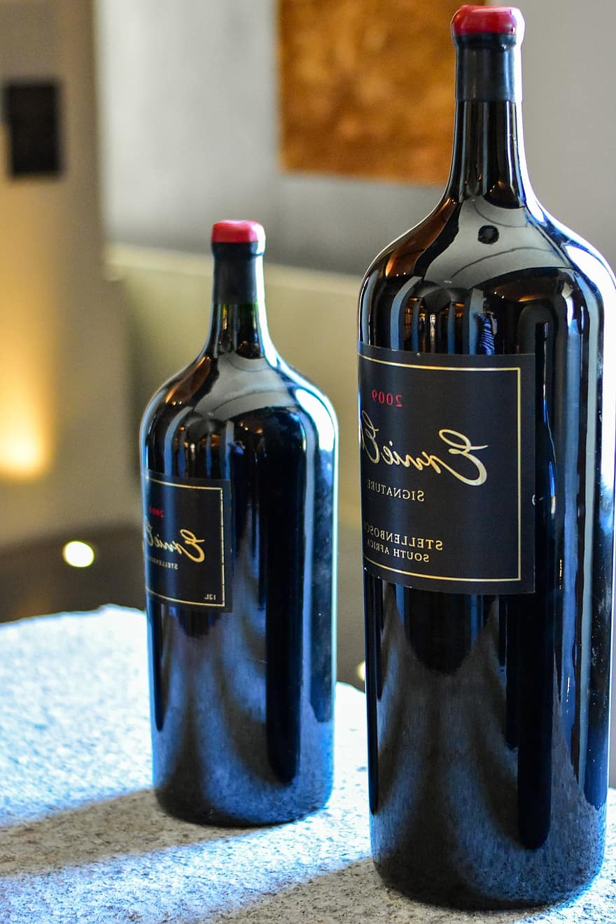 Ernie Els Wines, Wine Bottles, Wine, bottle, alcohol, wine bottle, drink, glass, close-up, liquid, label