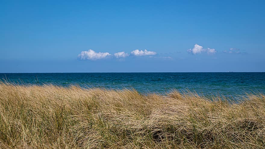 плаж, Балтийско море, Фемарн, природа, крайбрежие, море, пейзаж, остров