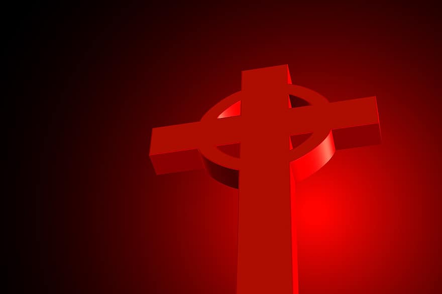 십자가, 종교, 빛, 그리스도, 하나님, 예수, 큰 시련, 기독교