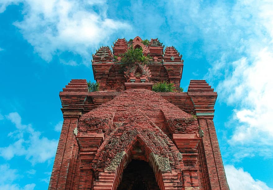 champa, templo, pagode, Vietnã, quy nhon, arquitetura