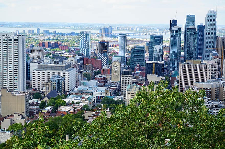 edifici, architettura, città, urbano, viaggio, turismo, montreal, Canada