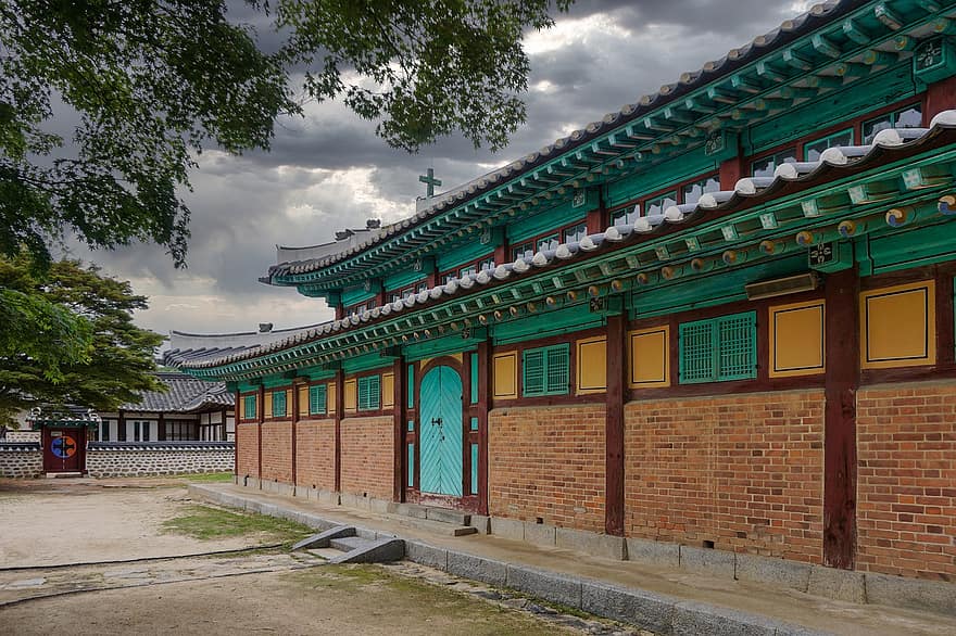Pietų Korėja, šventykla, architektūra, bažnyčia, Tradicinė Korėjos architektūra