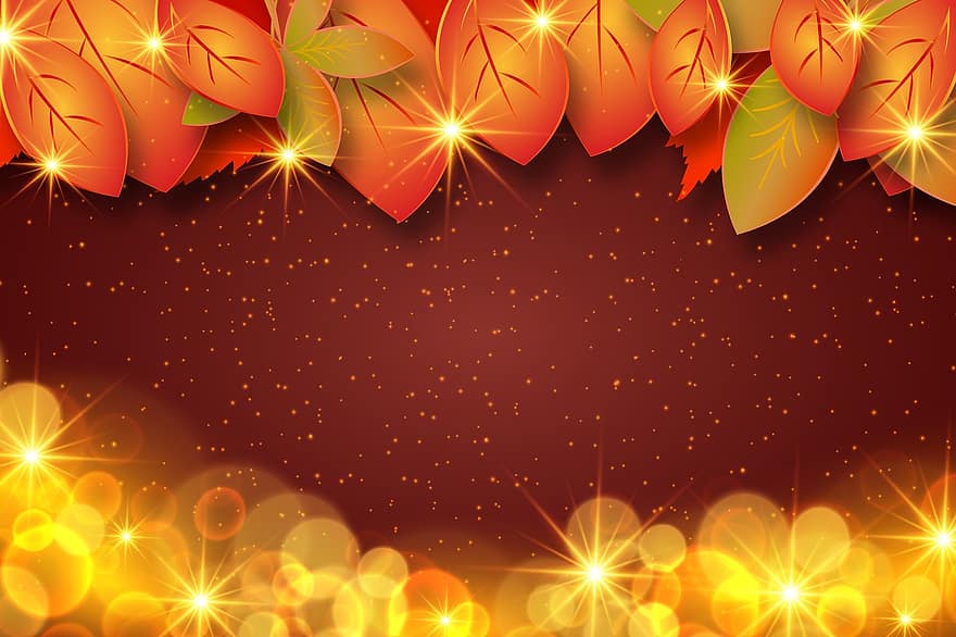 Денят на благодарността, поздравления, есен, поздрав, сезон, украса, празник, цвят, кафяв, падане, дизайн