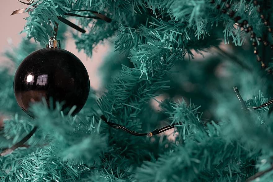 коледна елха, коледна топка, Коледа, дърво, клонове, Коледна украса, Коледна дрънкулка, Коледно украшение, коледен декор, украса, декор
