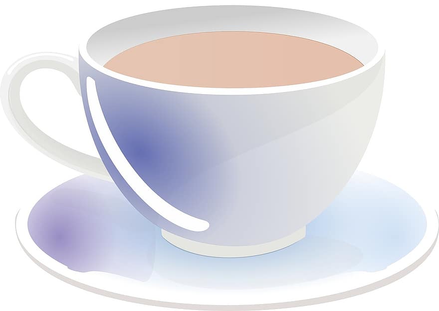 te, kop, te kop, drikke, drik, sund og rask, grøn, krus, kop te, te blade, morgen