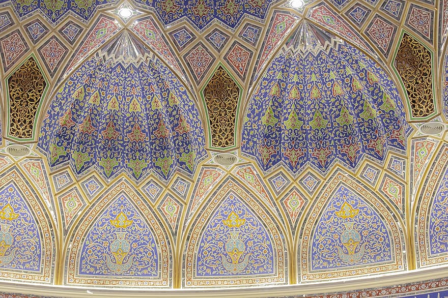 iráni építészet, Irán, mecset, építészet, Qom