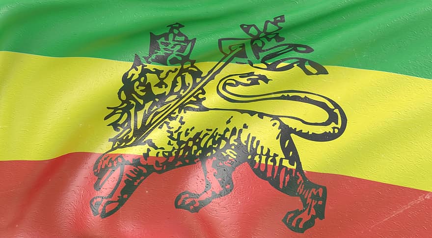 Jamaicaanse, vlag, rastafari, Jamaica, leeuw, Zion, rastafarian, leeuwin, geestelijkheid, reggae, rasta