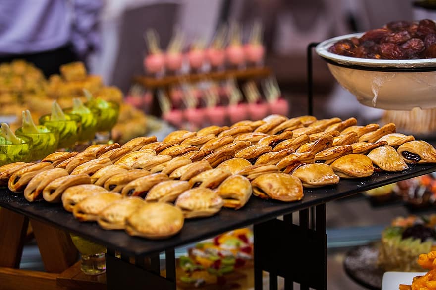 Buffet, Empanada, Food, Pastry, Dish, Meal, Cuisine, Delicious, Tasty