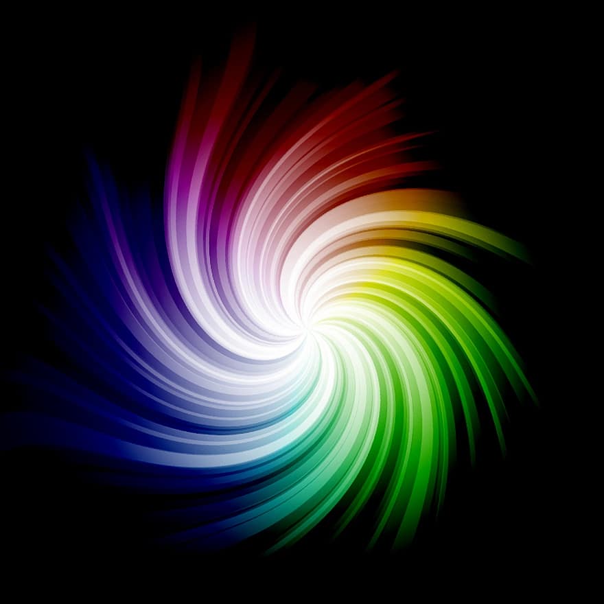 regnbue, hvirvel, snurre rundt, Swirl baggrund, design, farverig, farve, kulisse, kreativ, struktur, mønster