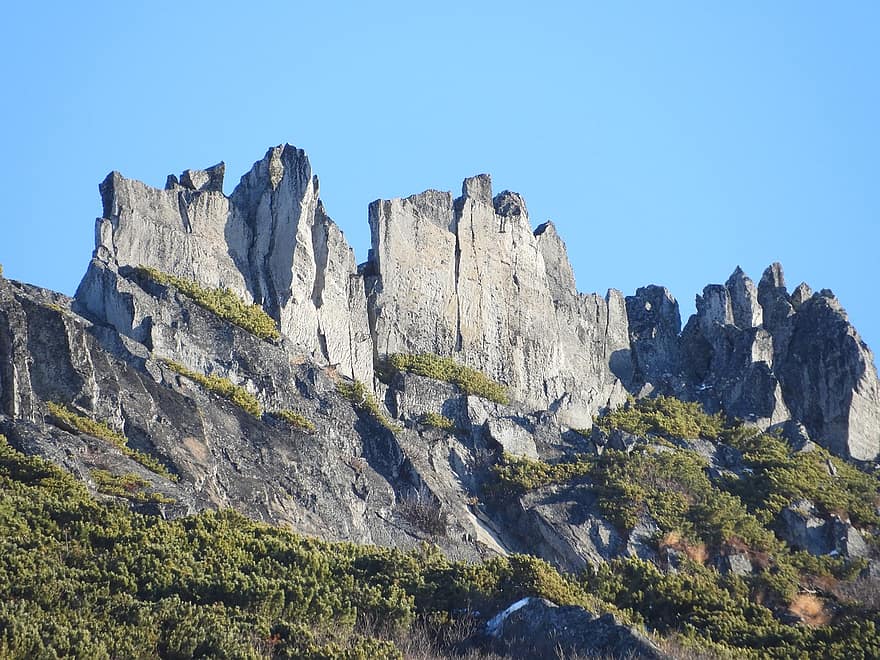 горы, пик, природа, пейзаж, встреча на высшем уровне, скалы, камень, поздняя осень, Kamchatka, гора, горная вершина