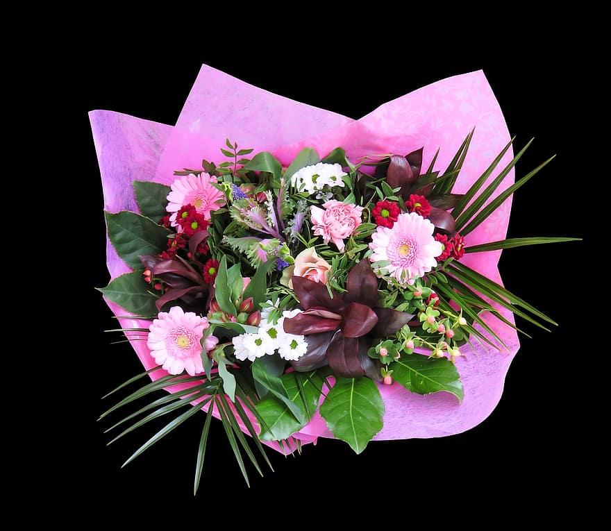 Emotion, Love, Bouquet, Birthday Bouquet, Flowers, Give, Rose, Gerbera, Daisy, Blossom, Bloom