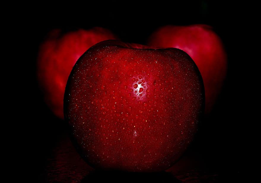 Äpfel, Früchte, Lebensmittel, frisch, gesund, reif, organisch, Süss, produzieren